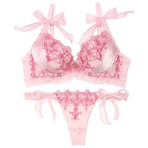 4/18新作!【Tバック】【明日花キララプロデュース/WhipBunny】Arabesque Chiffon Princess Bra&T-back/アラベスクシフォンプリンセスブラ＆Tバック[推し](アントワネット-B65/ショーツM)