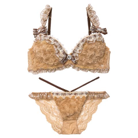 12/5新作!【明日花キララプロデュース/WhipBunny】Charming Teddy Bear Bra&Shorts / チャーミングテディベアブラ＆ショーツ[推し](ブラウンベア-B65/ショーツM)