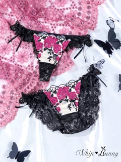 【明日花キララプロデュース/WhipBunny】ゴージャスシャインローズショーツ / Tバック