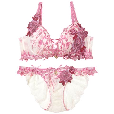 7/5再販!【明日花キララプロデュース/WhipBunny】Luxury Rose Heart Bra&Shorts / ラグジュアリーローズハートブラ＆ショーツ[推し](メアリーマグダレン-B65/ショーツM)