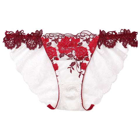 【明日花キララプロデュース/WhipBunny】Gorgeous Shine Rose Shorts/Red ゴージャスシャインローズショーツ /レッド(レッド/フルバック-M)