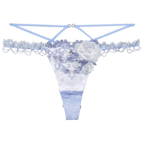 12/19新作!【明日花キララプロデュース/WhipBunny】Princess Ivy Rose Shorts / プリンセスアイビーローズショーツ(シャインブルー/Tバック-M)