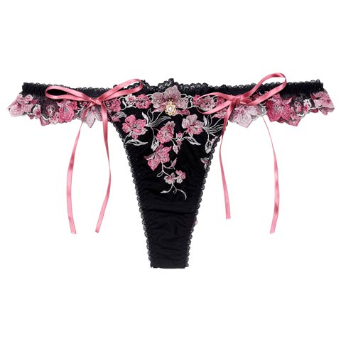 1/19新作!【明日花キララプロデュース/WhipBunny】Romantic Ribbon Bouquet Shorts/ ロマンティックリボンブーケショーツ(ピンクブーケ/Tバック-M)