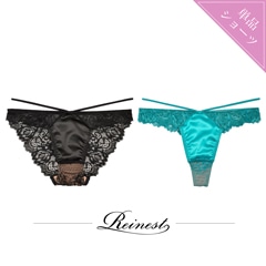 【Reinest】クロスヌーディレースバック透け選べるショーツ[おそろいショーツ]