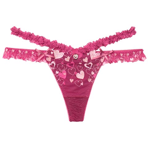 7/21新作!【明日花キララプロデュース/WhipBunny】Sweetie Heart Frill Shorts / スウィーティーハートフリルショーツ(ハートベリー/Tバック-M)