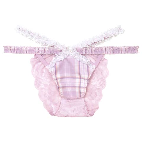 8/11新作!【明日花キララプロデュース/WhipBunny】Dolly Tartan Check Shorts / ドーリータータンチェックショーツ(ラベンダータータンチェック/フルバック-M)