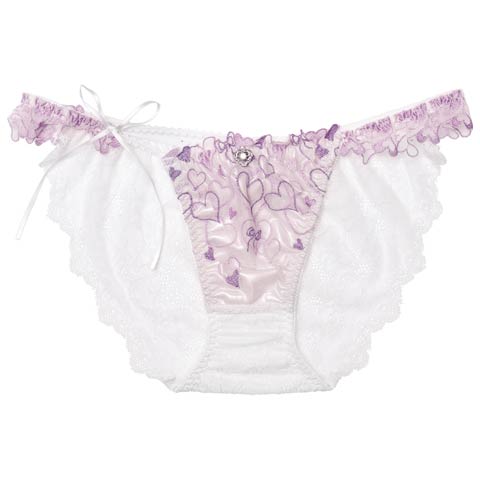 10/31新作!【明日花キララプロデュース/WhipBunny】Romance Glitter Heart Shorts / ロマンスグリッターハートショーツ(エンジェルホワイト/フルバック-M)