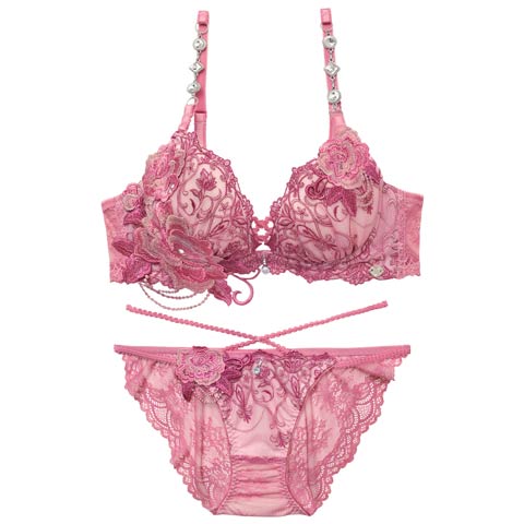 3/20新作!【明日花キララプロデュース/WhipBunny】Luxury Rose Lacy Bra&Shorts / ラグジュアリーローズレーシーブラ＆ショーツ[推し](ラグジュアリーローズ-B65/ショーツM)