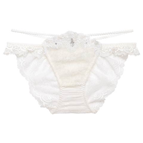 4/24新作!【明日花キララプロデュース/WhipBunny】Sweet Shaggy Knit Shorts / スウィートシャギーニットショーツ(ホワイトシャギー/フルバック-M)