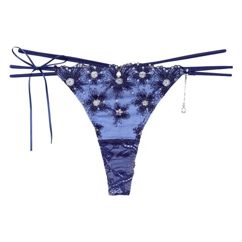 7/14新作!【明日花キララプロデュース/WhipBunny】Aurora Shine Sequin Shorts / オーロラシャインスパンコールショーツ(スパークルネイビー/Tバック-M)