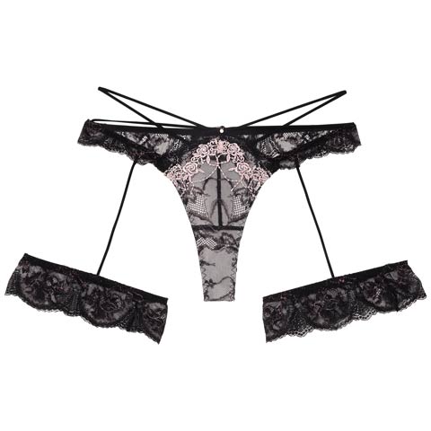 8/25新作!【明日花キララプロデュース/WhipBunny】Luxe Rose Gold Shorts / リュクスローズゴールドショーツ(ローズゴールドブラック/Tバック-M)