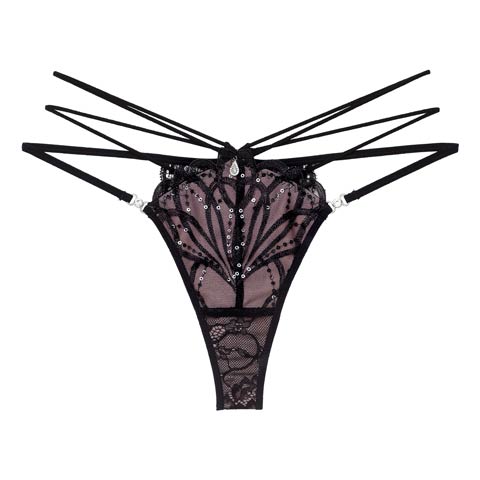 1/30新作!【明日花キララプロデュース/WhipBunny】Elegant Arch Corsage Shorts/ エレガントアーチコサージュショーツ[推し](ブラックマグノリア/Tバック-M)