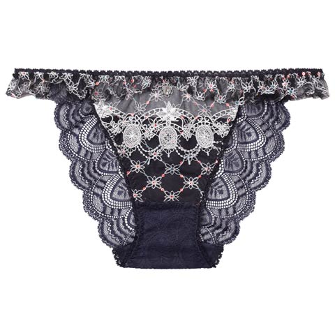 3/13新作!【明日花キララプロデュース/WhipBunny】Princess Lame Chiffon Shorts / プリンセスラメシフォンショーツ(ネイビープリンセス/フルバック-M)