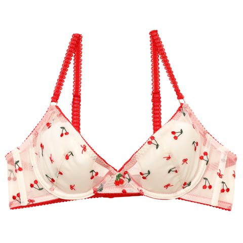 10/16新作!【Alisa Uenoプロデュース/awgu】CHERRY Series ブラジャー(アイボリー-Sサイズ)