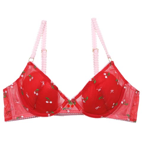 10/16新作!【Alisa Uenoプロデュース/awgu】CHERRY Series ブラジャー(レッド-Sサイズ)