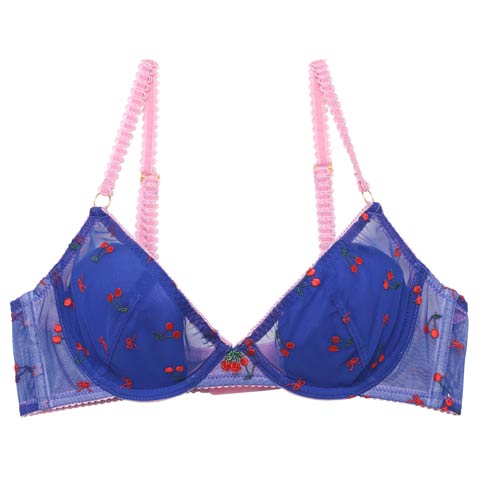 10/16新作!【Alisa Uenoプロデュース/awgu】CHERRY Series ブラジャー(ネイビー-Sサイズ)