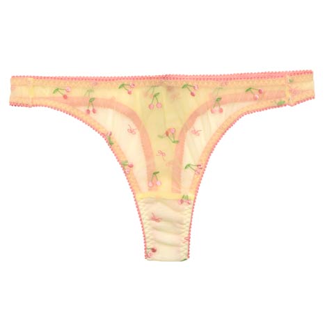 10/16新作!【Alisa Uenoプロデュース/awgu】CHERRY Series Tショーツ(イエロー-Sサイズ)