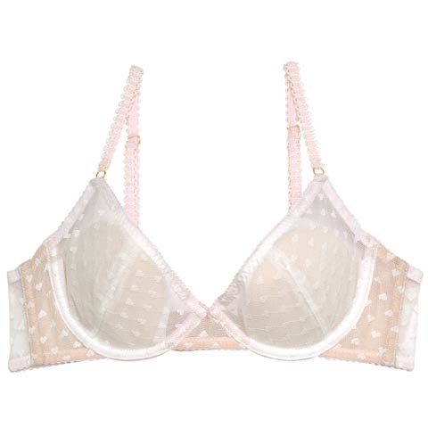 10/16新作!【Alisa Uenoプロデュース/awgu】HEART Series ブラジャー(ホワイト-Sサイズ)