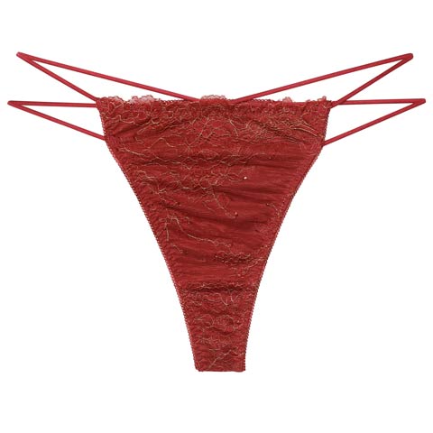 【予約:12/16頃より順次発送】11/27新作!【てんちむプロデュース/QQz】ふわりっちTバック(ボルドー-M)