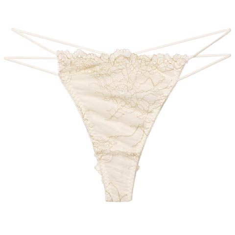 【予約:12/16頃より順次発送】11/27新作!【てんちむプロデュース/QQz】ふわりっちTバック(アイボリー-M)