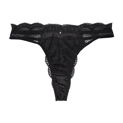 【予約:12/19頃より順次発送】11/27新作!【てんちむプロデュース/QQz】デコルテプッシュＴバック(ブラック-M)