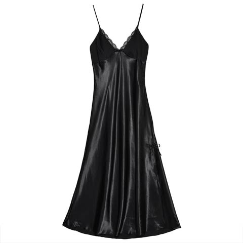 serrano】Glossy Satin Camisole One-piece グロッシーサテン