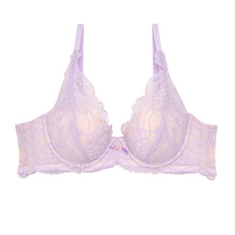 【ダレノガレ明美プロデュース/GARRONE】Ballerina Lace Bra バレリーナレースブラ/ LAVENDER(ラベンダー-B65)