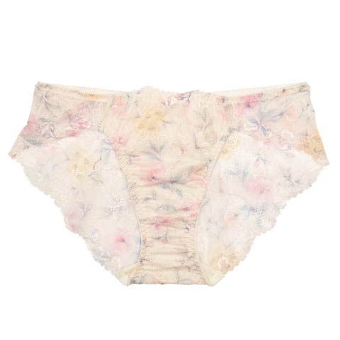 【ダレノガレ明美プロデュース/GARRONE】Flower Crown Print Shorts  フラワークラウンプリントショーツ(クリーム-M)