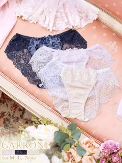 【ダレノガレ明美プロデュース/GARRONE】rose antique shortsローズ アンティーク ショーツ