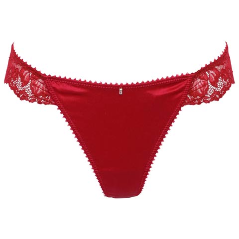 7/8新作!Silk Grace Shorts シルクグレース ショーツ(レッド/フルバック-M)