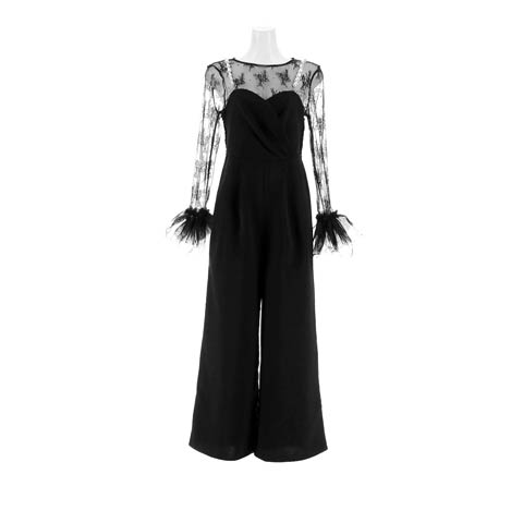 10/16新作!【darial】2way pearl strap pants dress / 2wayパールストラップパンツドレス [SML/3サイズ展開](ブラック-Sサイズ)