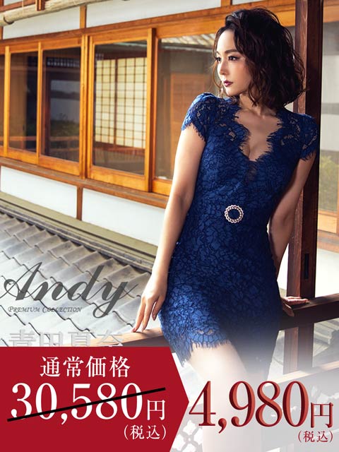 Andy キャバドレス　アンディ　キャバクラドレス　パーティードレス XSサイズあり【Andy GLAMOROUS/アンディグラマラス】オフ