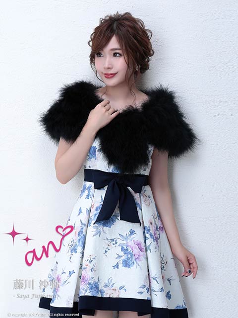 [an]ワンカラーファーボレロ[AOC-22001]