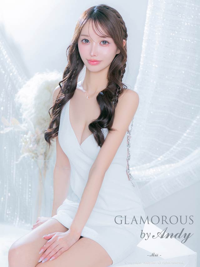 12/26新作![GLAMOROUS by Andy]アシメノースリーブビジューチェーンタイトミニ丈キャバドレス[GMS-V896]