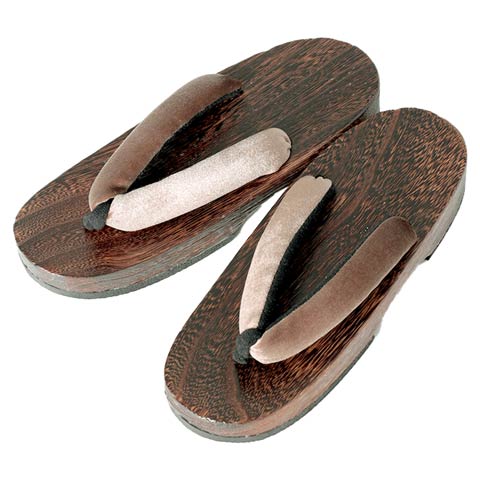 [単品]シンプルバイカラー下駄【YUKATA by dazzy 2025】(モカ-フリーサイズ)