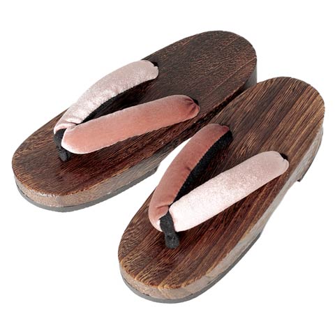 [単品]シンプルバイカラー下駄【YUKATA by dazzy 2025】(ディープピンク-フリーサイズ)