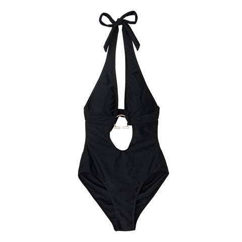 【WEB限定】ワンピースセットビキニ ❥❥ 6/26UPフロントオープンバストビジューワンピース/水着【dazzy