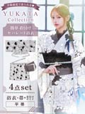 5/14再販![セパレート浴衣] グラデーション縦縞×薔薇柄浴衣[4点SET]【YUKATA by dazzy 2026】