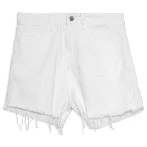6/11新作![単品]カットオフデニムショートパンツ/水着【dazzy beach/2026ビキニ】(ホワイト-Sサイズ)