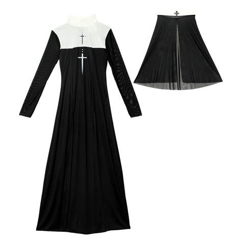10/3新作![2点SET]クラシカルシスターコスチューム【2025ハロウィン/コスプレ】(ブラック-Sサイズ)