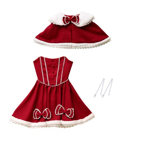 11/5新作!【明日花キララ着用】[4点SET]メルティリボンクリスマスサンタコス【2025サンタ/コスプレ】(レッド-Sサイズ)