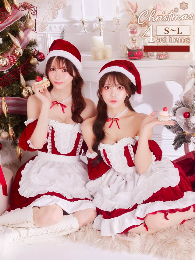 ネコ耳ポンチョ＆ミニスカートセット