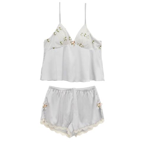 [CARRIEFRANCA]シャルマンフルーレットルームウェア(スカイブルー-フリー)