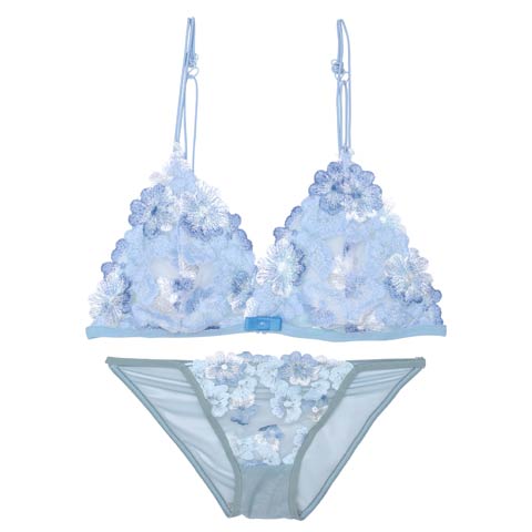 7/30新作![CARRIEFRANCA]シエルフルールブラセット[推し](ブルー-S)