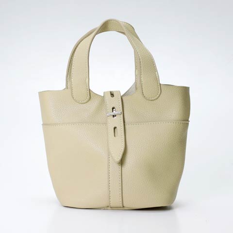 [2way]巾着付きセンターベルトハンドバッグ(ミント-ハンドバッグ)