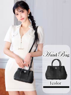 4/15新作![2way]シンプルエレガントマットレザー店内ショルダー＆ハンドバッグ