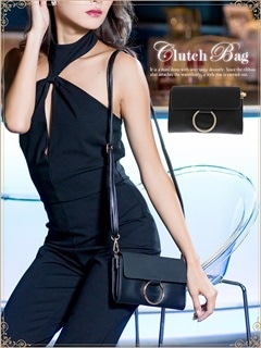 [2way]ゴールドリングウォレットミニバッグ