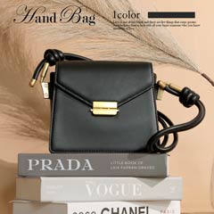 シンプルワンカラーショルダーバッグ