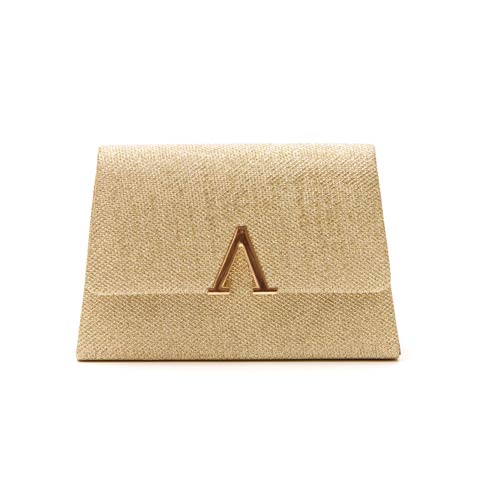 11/10新作![2way]グリッターメタルVモチーフクラッチバッグ[店内バッグ](ゴールド-フリーサイズ)