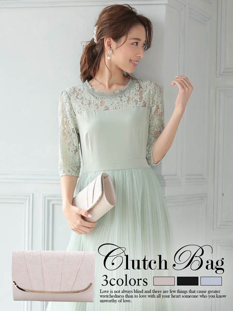 10/7再入荷![2way]バイカラークラッチバッグ